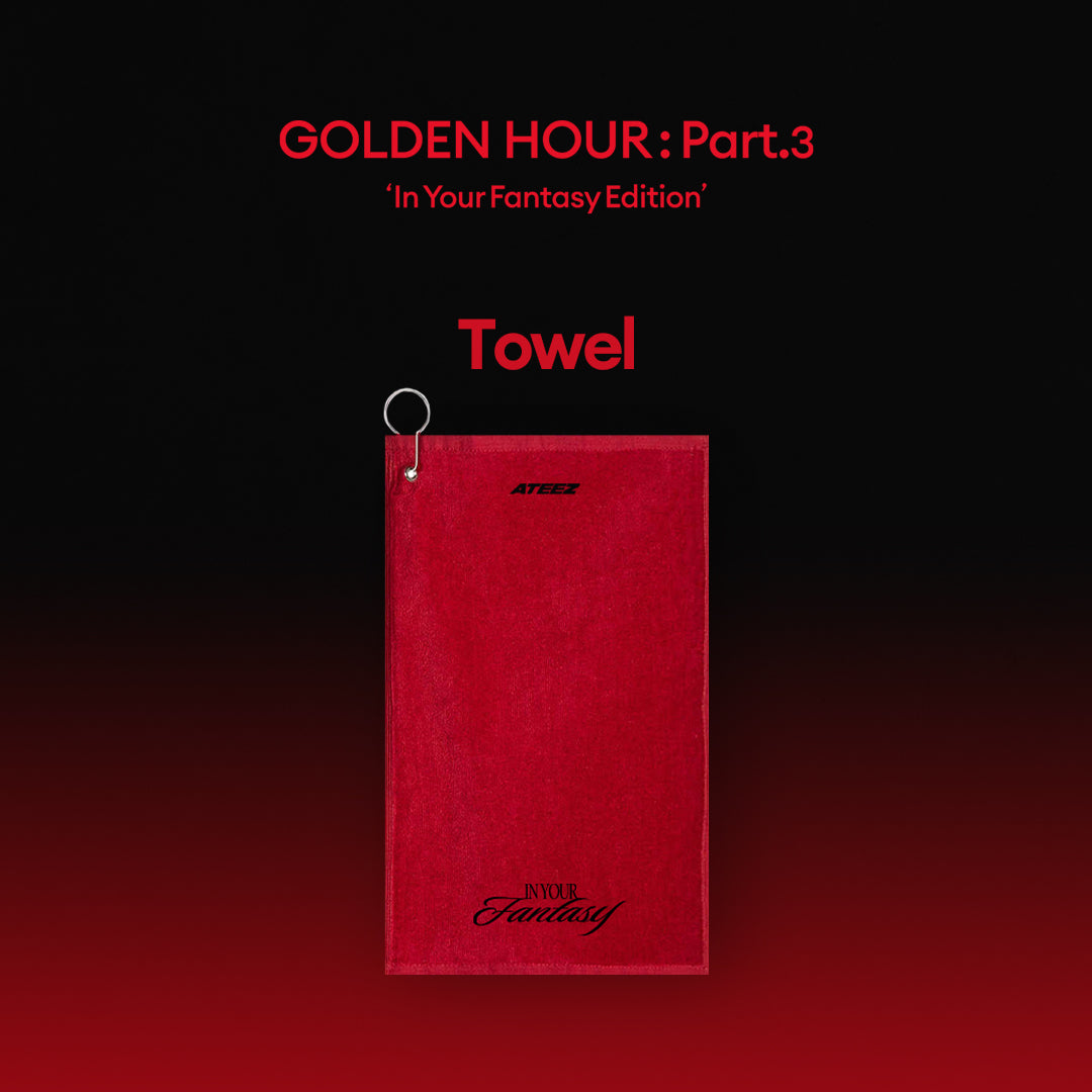 ATEEZ SERVIETTE DE PLAGE GOLDEN HOUR Part.3 In Your Fantasy Edition